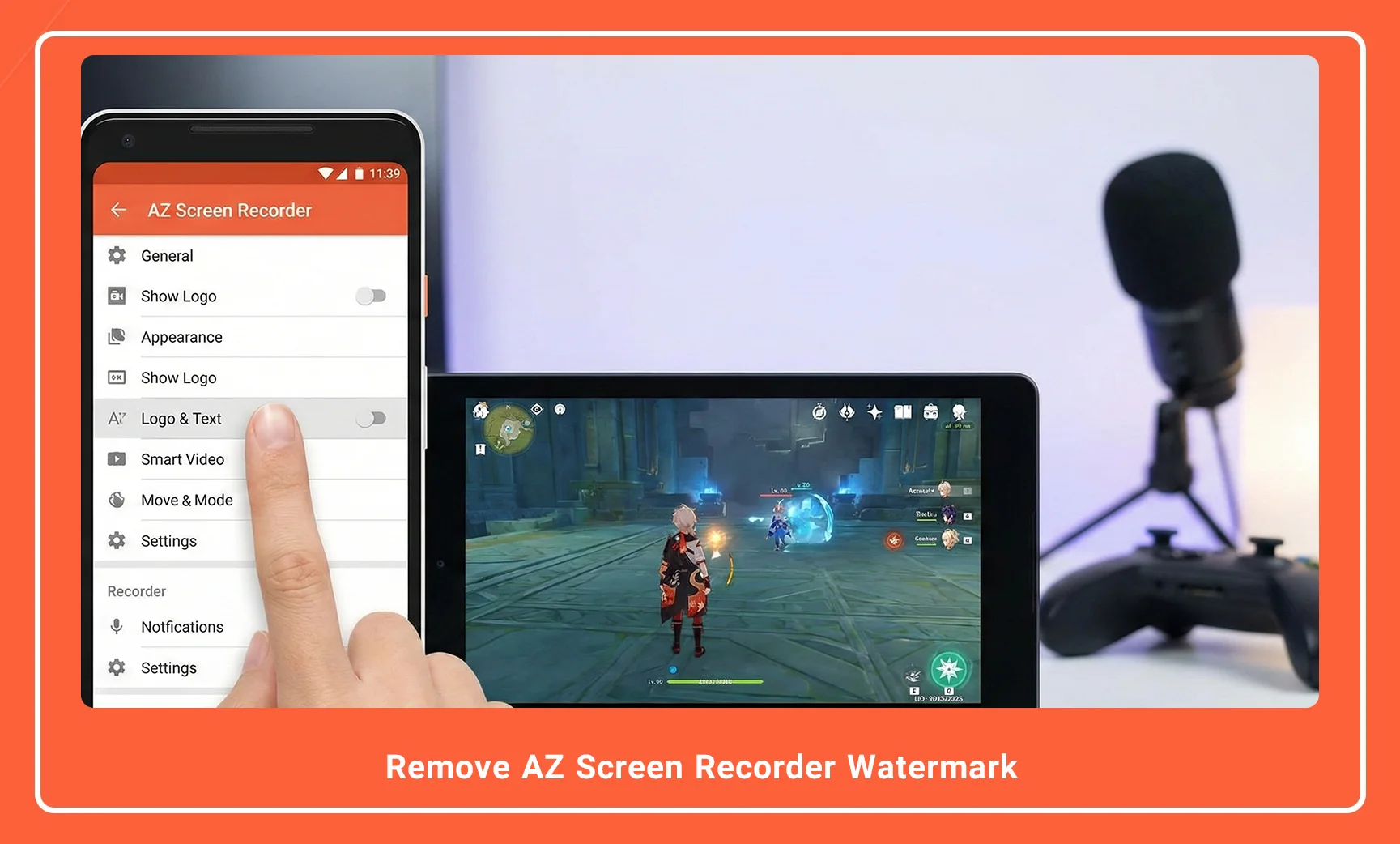 Remove AZ Screen Recorder Watermark